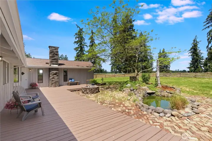 Come unwind here with friends for summer barbeques or to enjoy long sunsets. Come unwind here with friends for summer barbeques or to enjoy long sunsets.