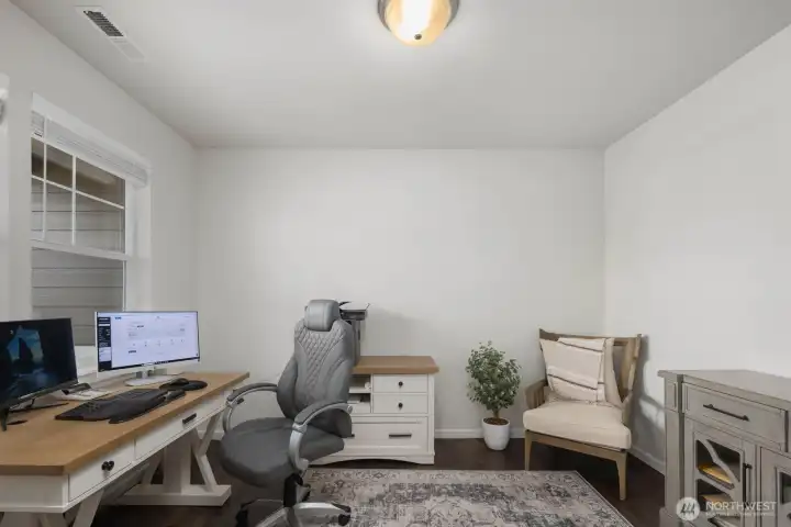 A dedicated space to focus, create, work, or simply close the door and enjoy a little quiet.