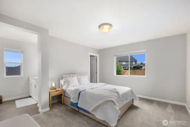 Comfortable and versatile, this bedroom is thoughtfully positioned near a dedicated bathroom and offers plenty of room for everyday living.