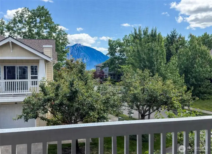 View of Mt Si from your deck!