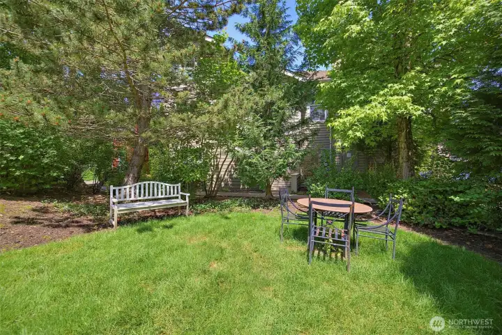 Enjoy picnics outside your front door.