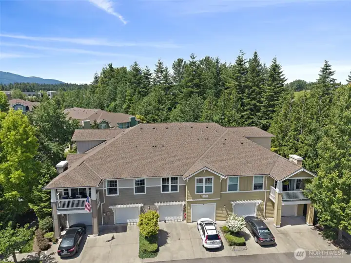 This community is surrounded by mature landscaping
