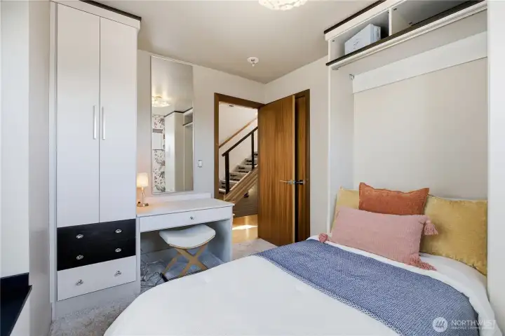 Custom Cali Closet's w/Built-In Murphy Bed. Custom Cali Closet's w/Built-In Murphy Bed.
