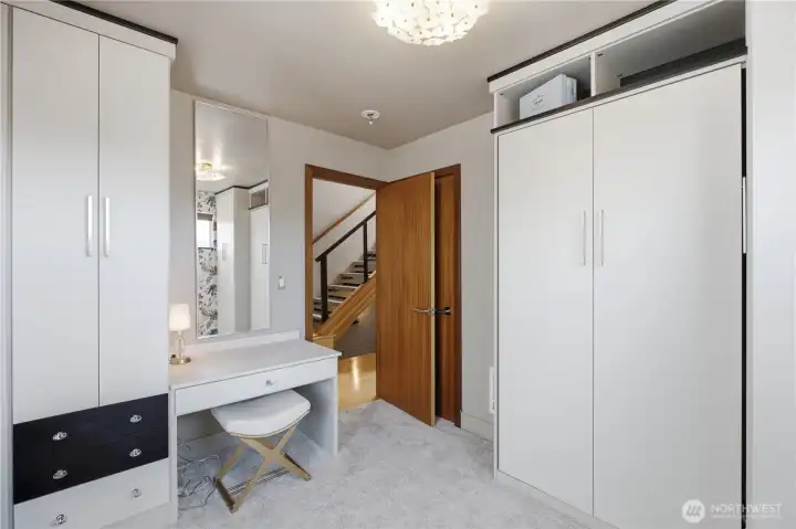 Custom Cali Closet's w/Built-In Murphy Bed. Custom Cali Closet's w/Built-In Murphy Bed.