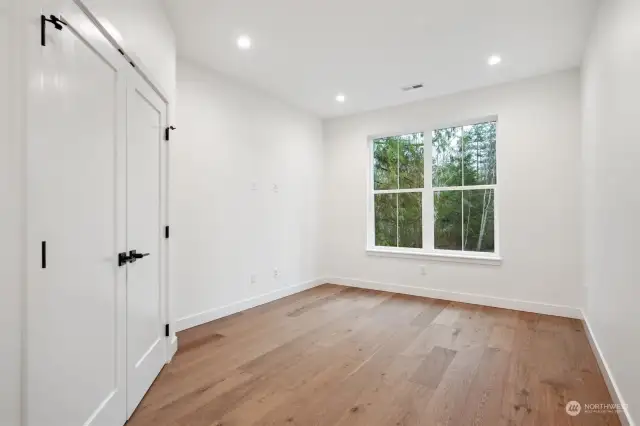 One of the 3 large upstairs bedrooms