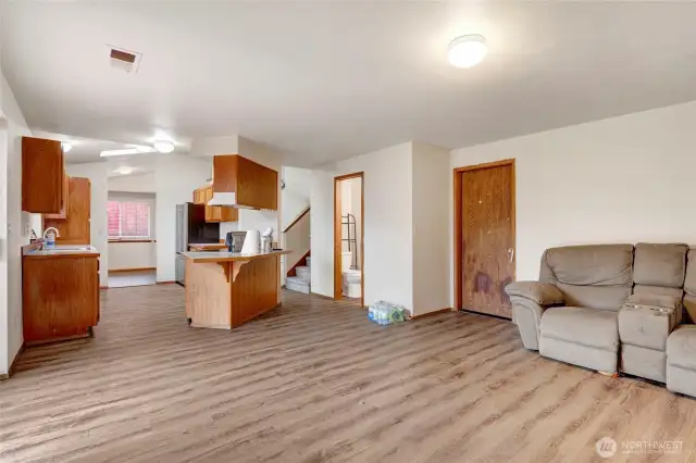 From the Family Room back into the Kitchen & Dining Room.