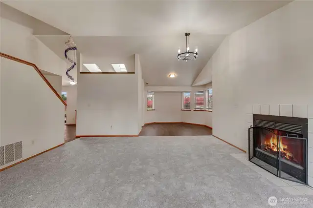 This is of the Living room and Dining Room.