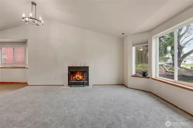 And yet another view of the Living Room Fireplace.