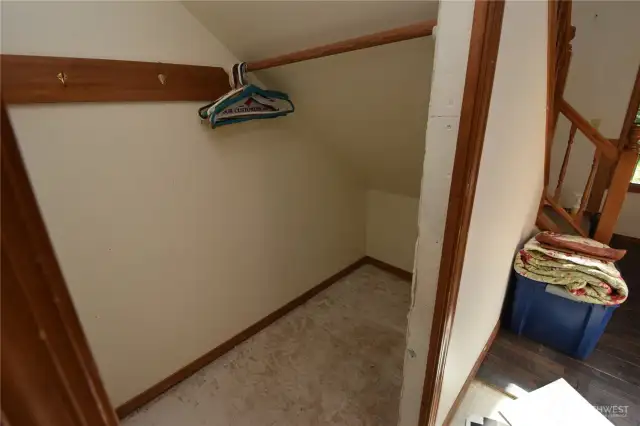 storage under stairs