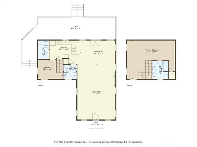 Floor plan for the Main home