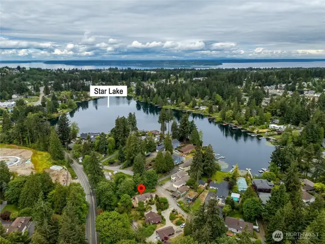 Enjoy Kayaking or paddle boarding, just a short walk or drive to Star Lake.