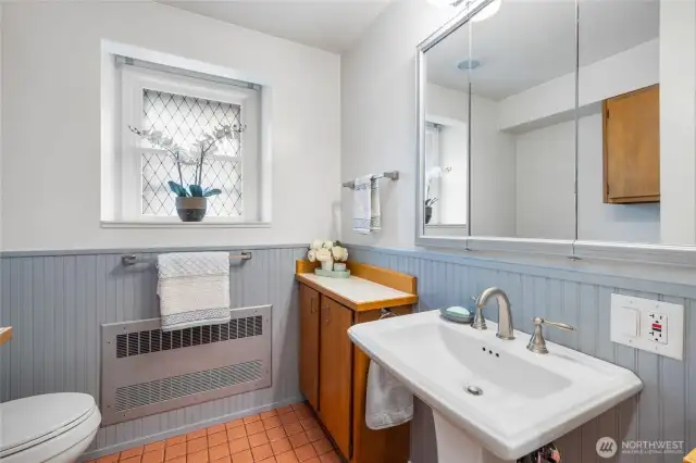 3/4 bath on main floor