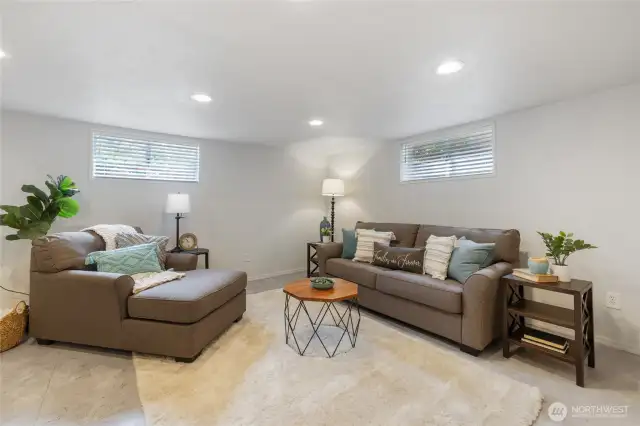 Easily fits a couch and love seat
