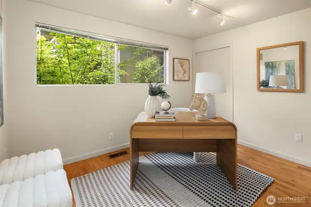 Third bedroom or office on  on main floor