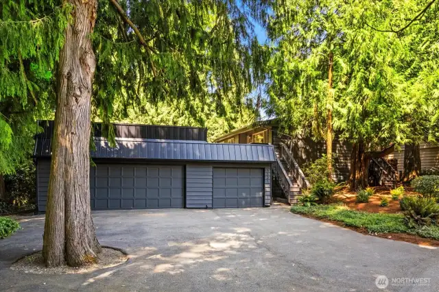 3 car drive through garage