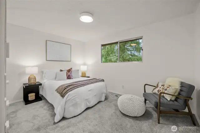 Second bedroom on mail level.