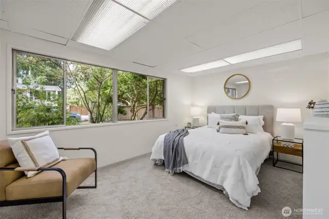 Lower level bedroom.
