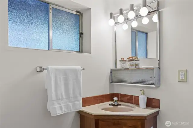 Lower level 3/4 bath.