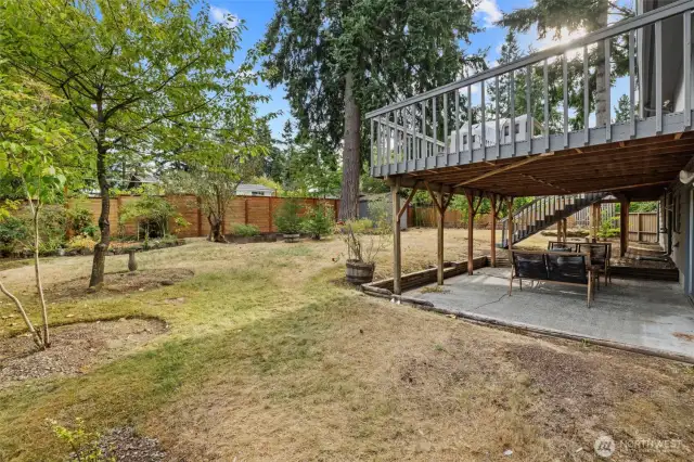 Lovelyl, spacious landscaped lot.