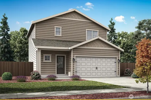 Example of the Beech floor plan to be located at 9744 Hay Street SE