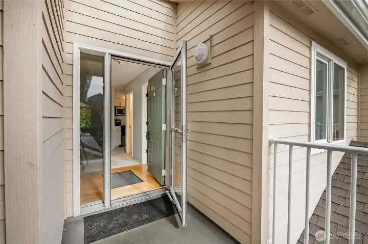 Entrance to condo