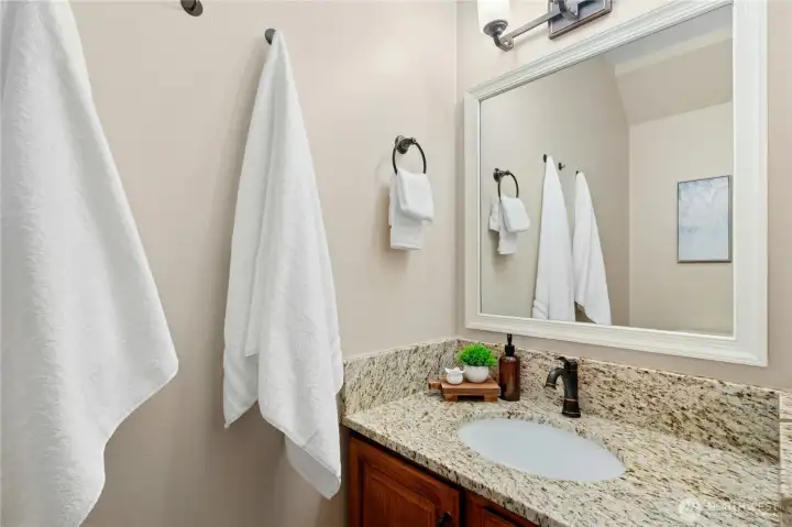 Main floor half bath.