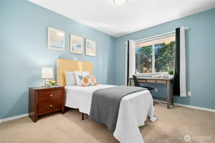 Bright and airy additional bedroom.