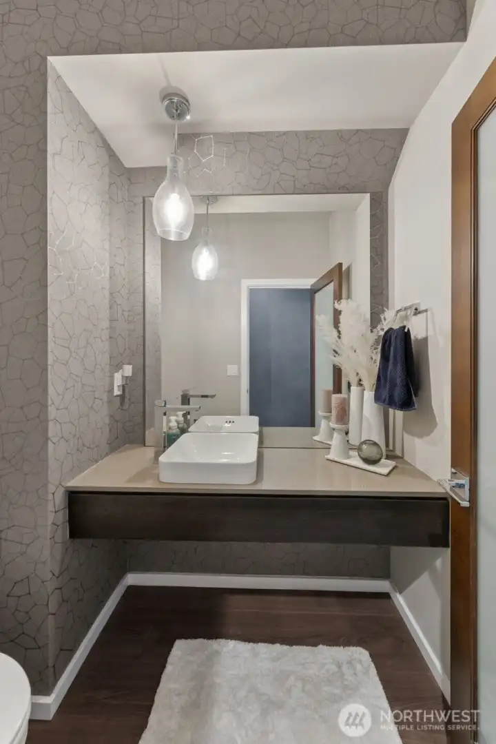 Main floor powder room