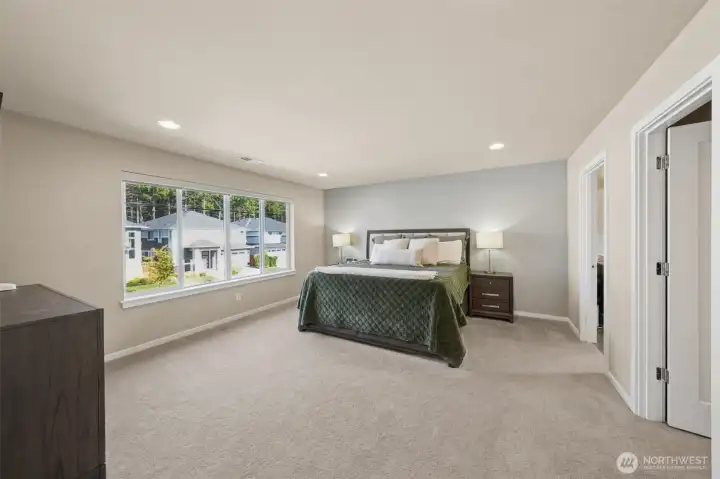Primary suite is huge!