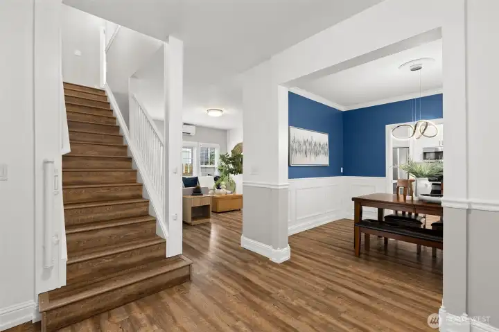 The LVP floors are a dream to maintain.