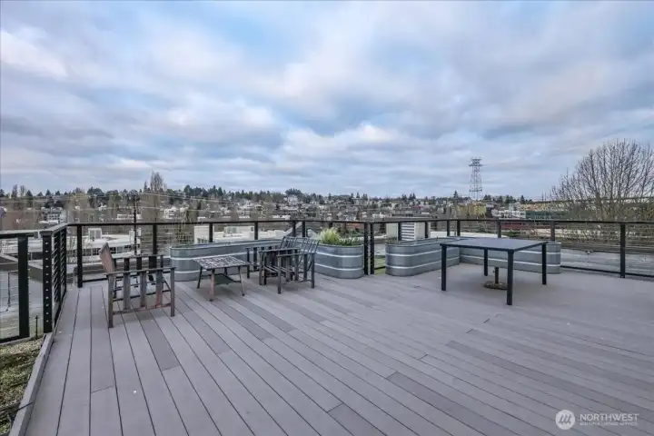 Rooftop deck to enjoy those long summer nights!