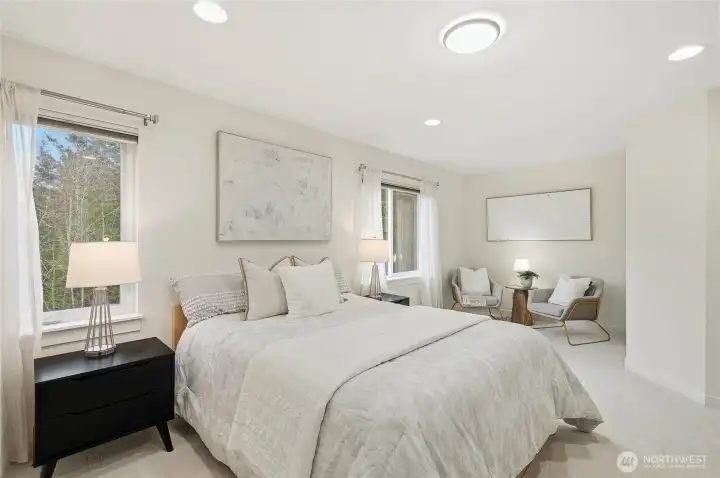 Spacious enough for a sitting area