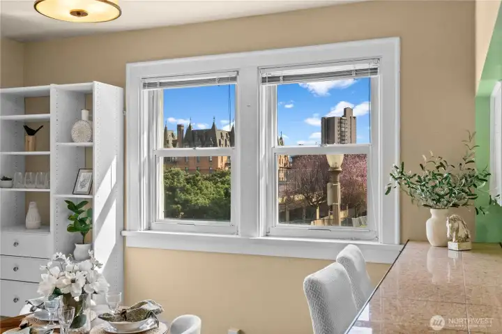 Views of stadium high school from all living area windows