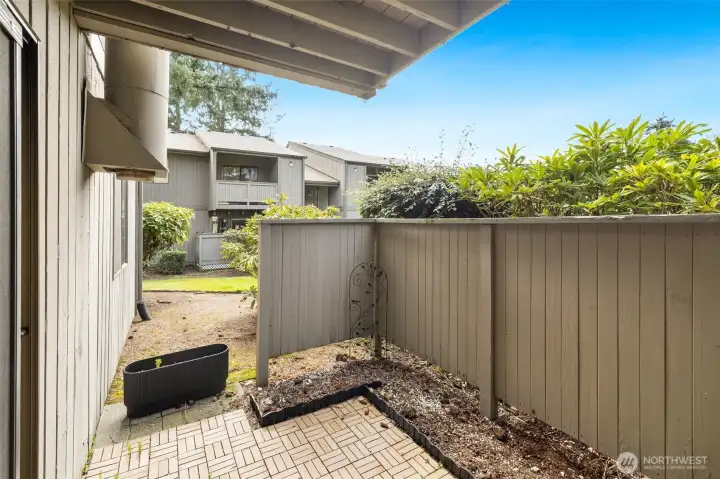 Private patio space