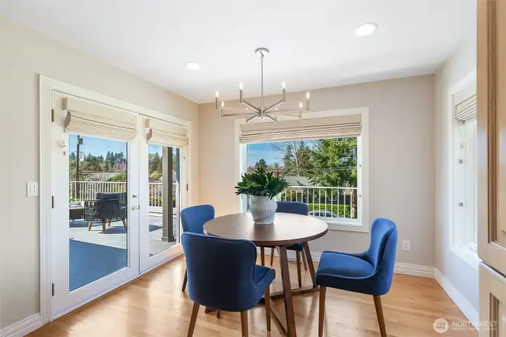 Kitchen with eating space