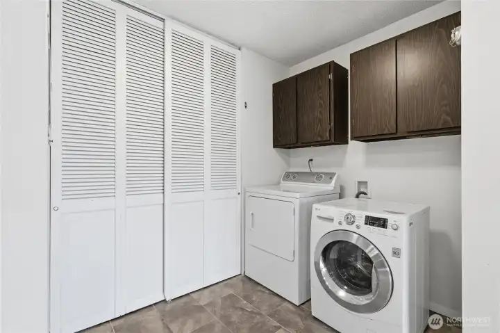 Washer + Dryer + Storage