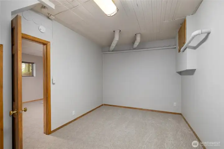 Downstairs space- could be another bedroom, home office or flex space.