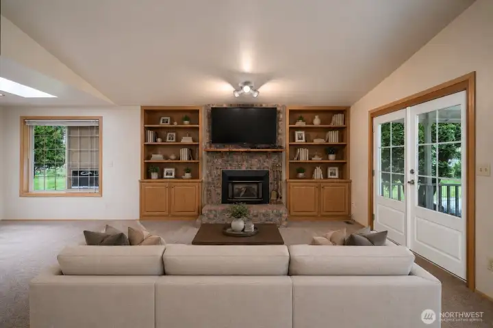 Possibilities - the living room shown here virtually staged.