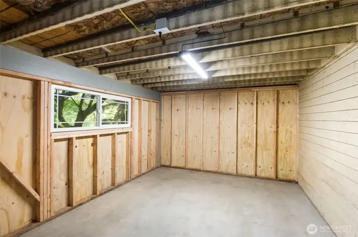 Extra storage under the deck
