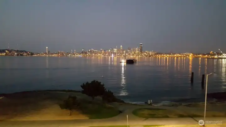 View with Evening Lights