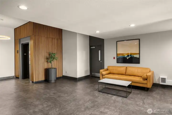 Remodeled lobby