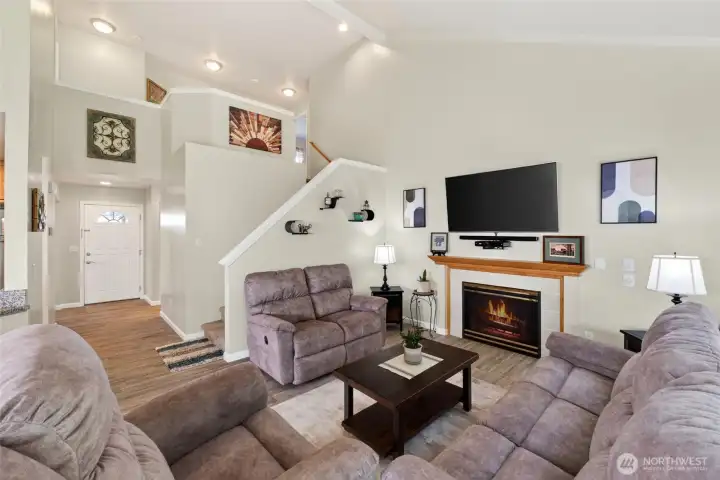 Living Room, Vaulted Ceilings Living Room, Vaulted Ceilings