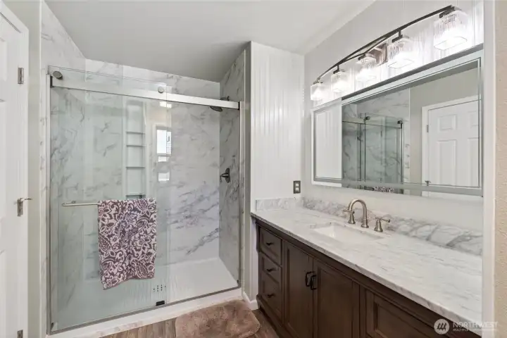 Updated Primary Bathroom Updated Primary Bathroom