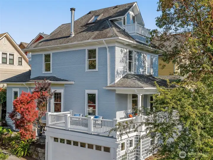 Enjoy the view from your front porch - choice of covered or taking in the sun!