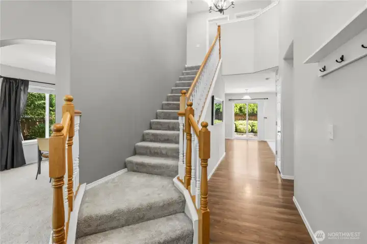 Step into a bright, welcoming entry that sets the tone for the home's thoughtful layout.