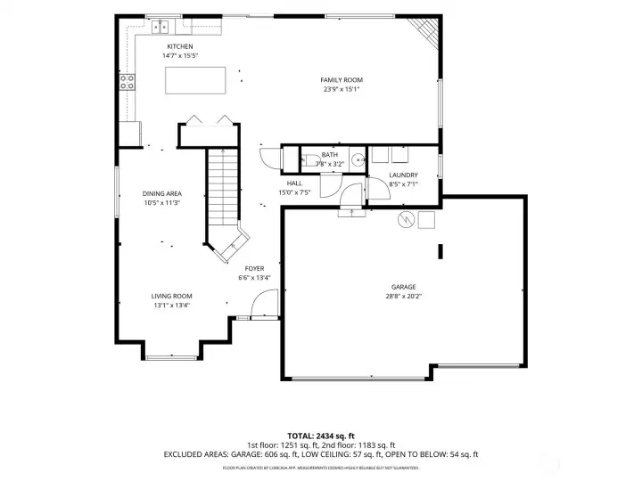Main level floorplan