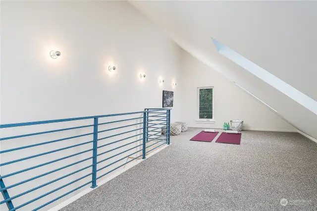Huge bonus loft space accessed via stair/ladder is not included in the square footage, but makes for a great exercise area, office, media room, guest room, etc etc!