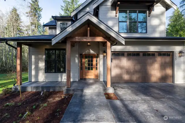 A welcoming front porch to this 4 bed + den/office, 2.5 bath home