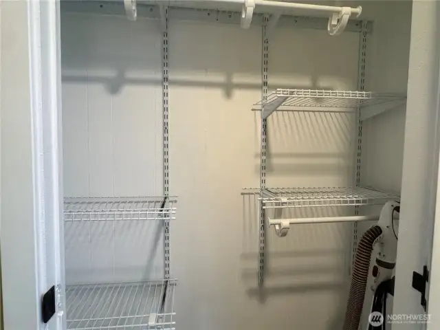 Two of the three bedrooms have walk-in closets.