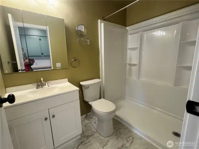 The main bathroom.